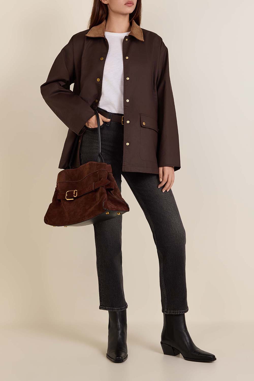 מכנסי ג'ינס בגזרה ישרה